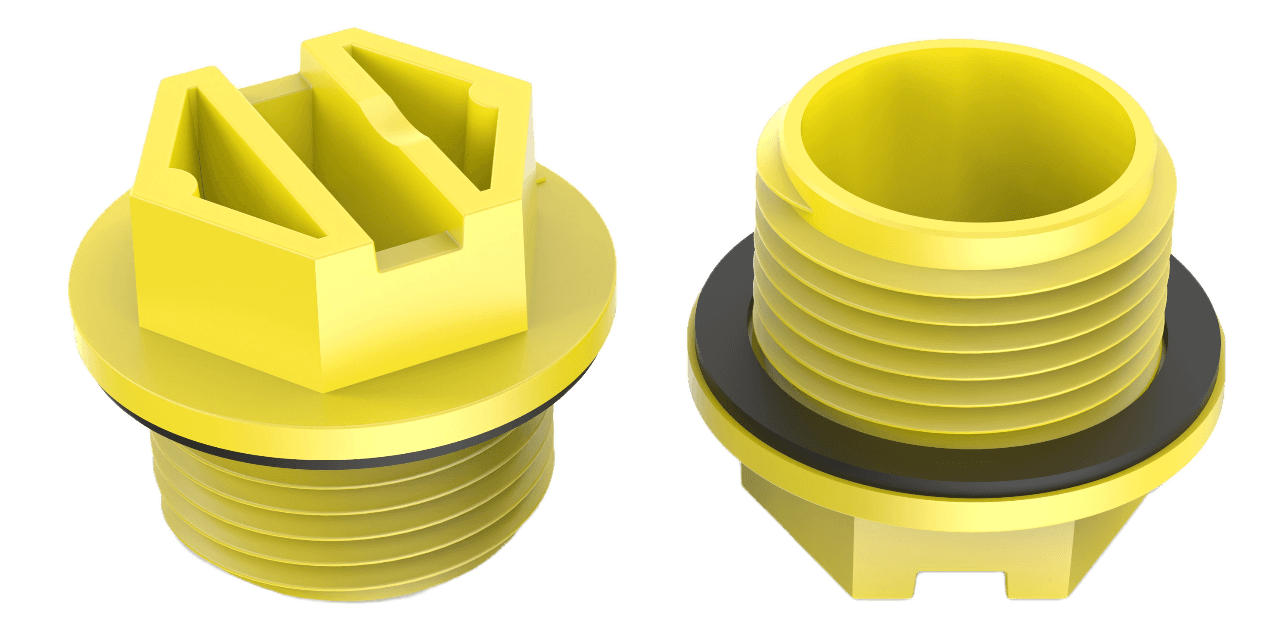 Images of Threaded Plugs with gasket